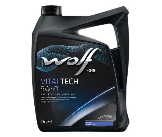 Моторное масло Wolf VitalTech 5W-40, 4л 